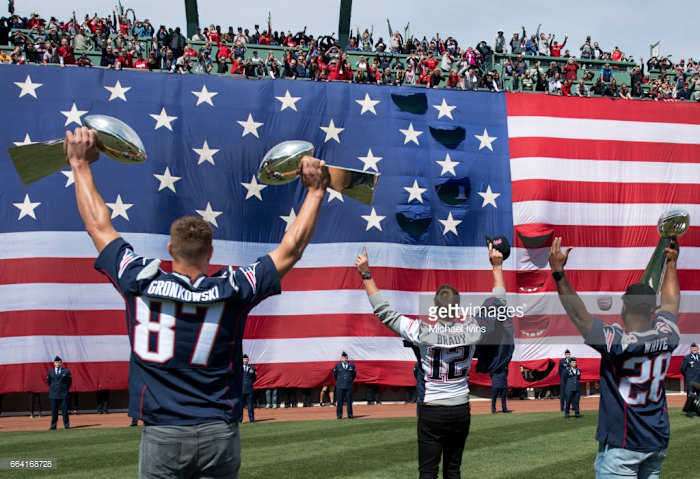 Tom Brady and Rob Gronkowski, going for Olympic gold on Team USA?